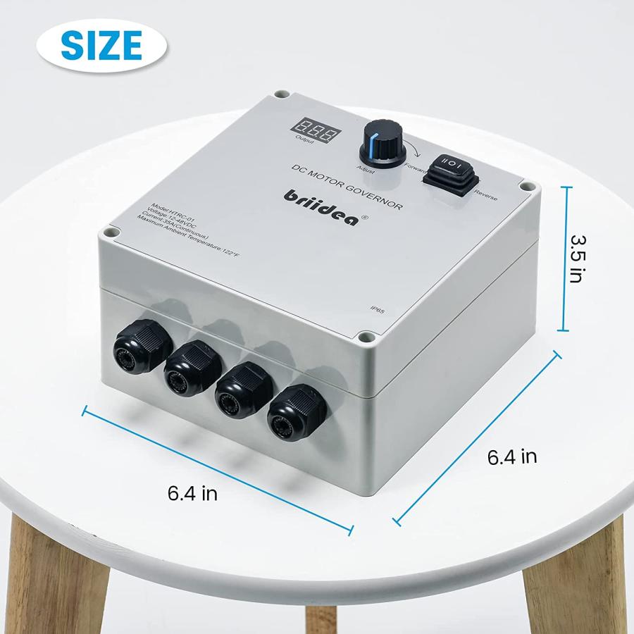 【並行輸入品】PWM Controller  Briidea DC 12-48V 35A Waterproof Motor Speed Controlの画像