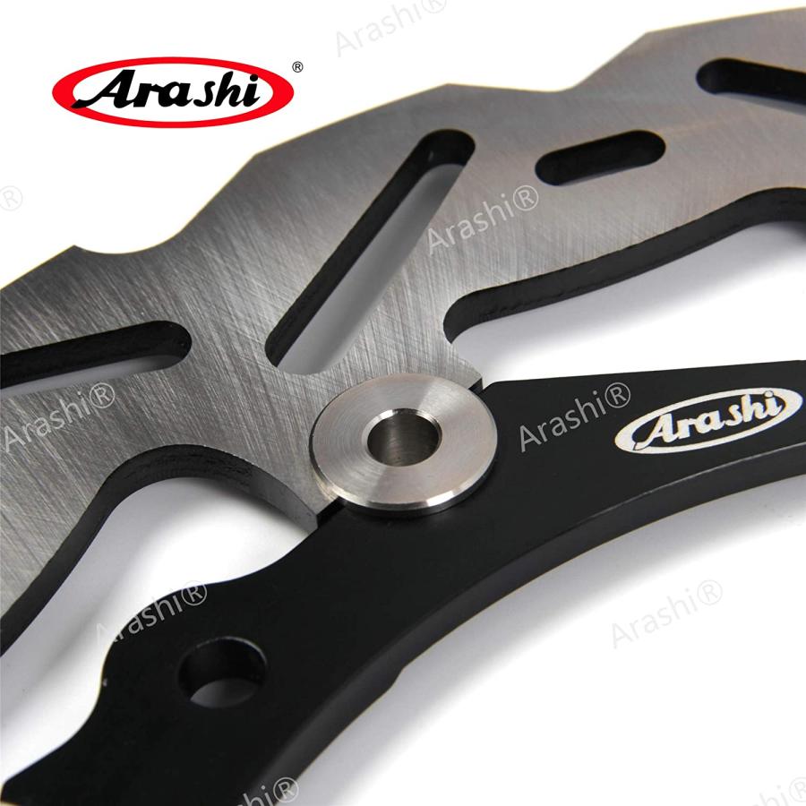 【並行輸入品】Arashi フロントリアブレーキディスクローター HUSQVARNA Nuda 900 900R 2012-2013用 オートバイアク