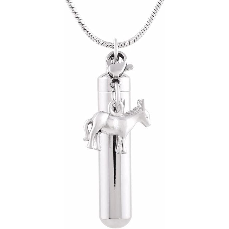 【並行輸入品】ZLXL730 Stainless Steel Polish Cylinder with Horse Accessories Crema_1