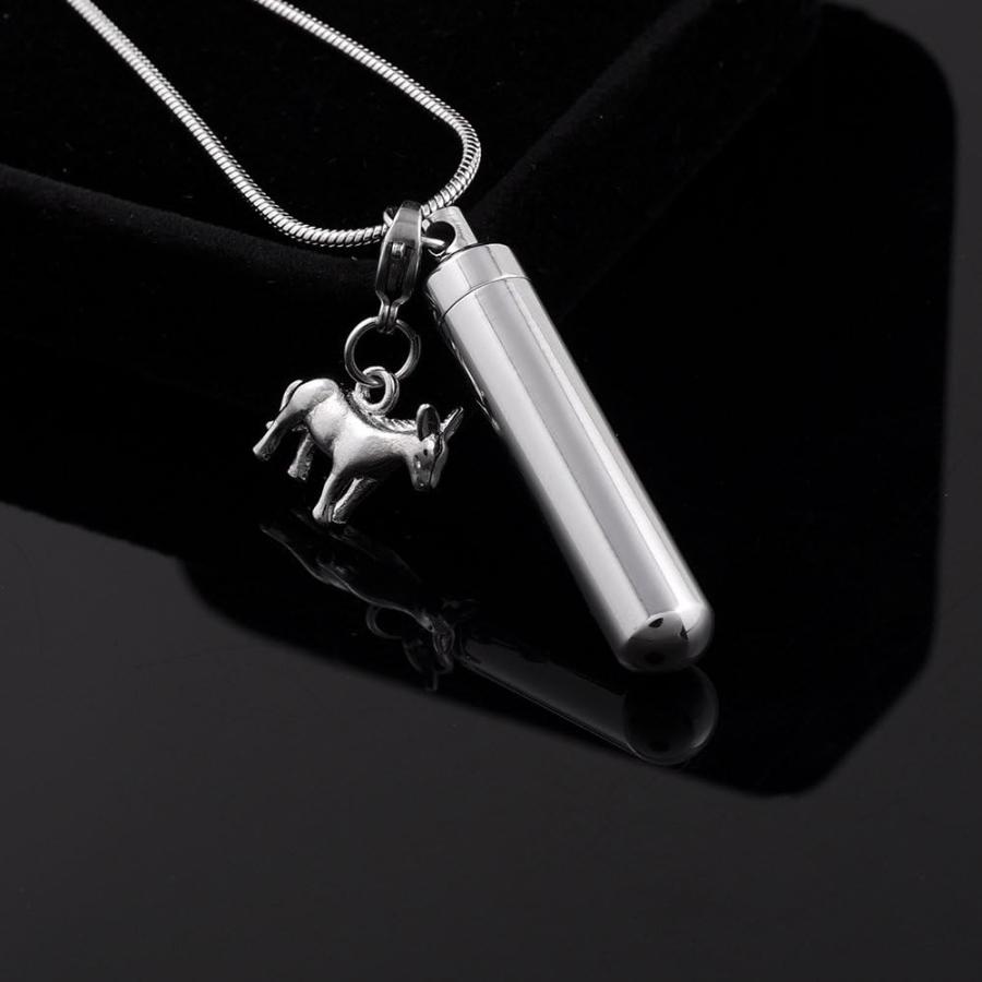 【並行輸入品】ZLXL730 Stainless Steel Polish Cylinder with Horse Accessories Crema_3