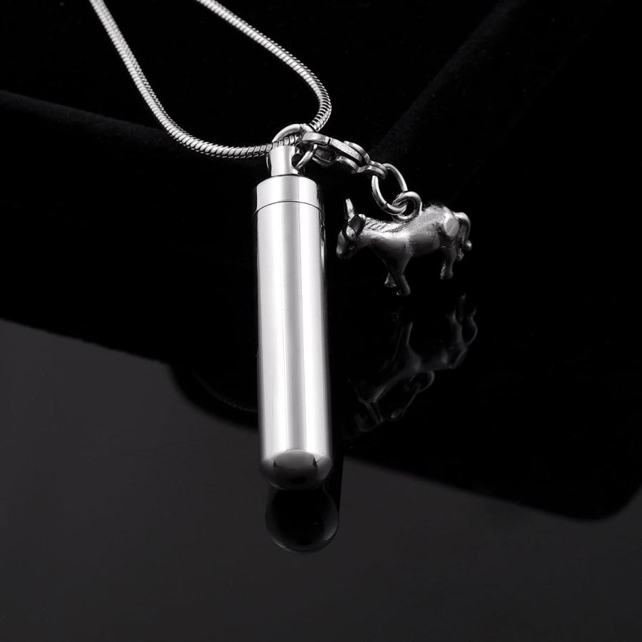 【並行輸入品】ZLXL730 Stainless Steel Polish Cylinder with Horse Accessories Crema_4