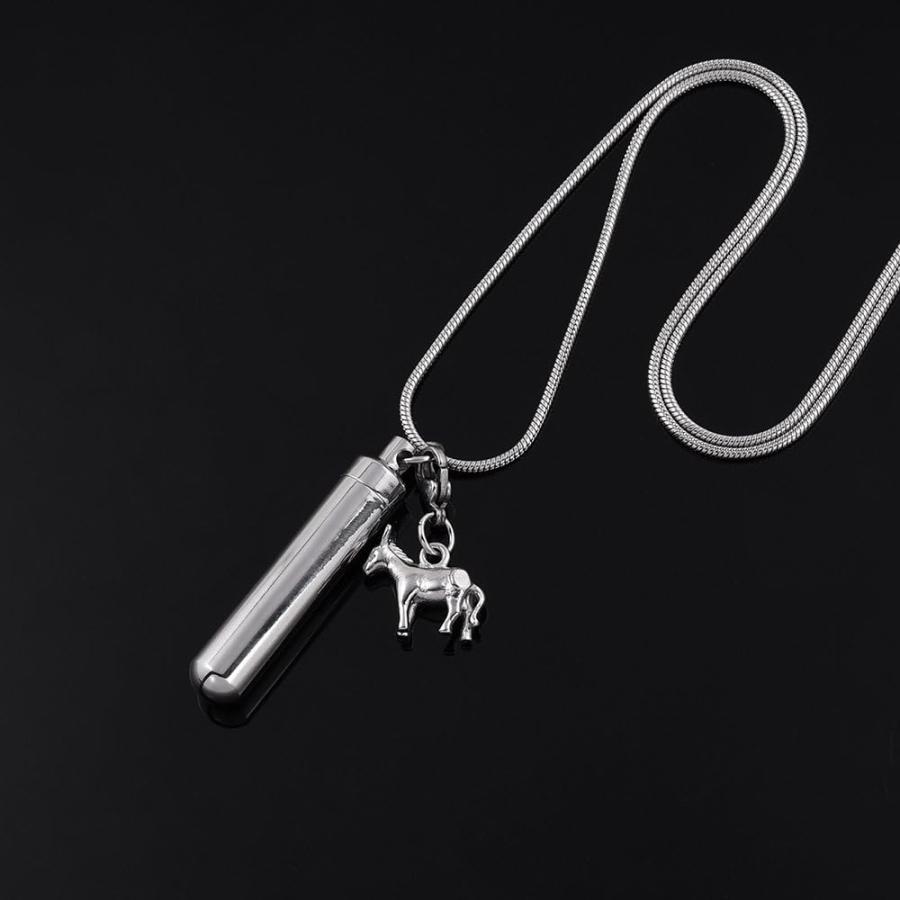 【並行輸入品】ZLXL730 Stainless Steel Polish Cylinder with Horse Accessories Crema_5