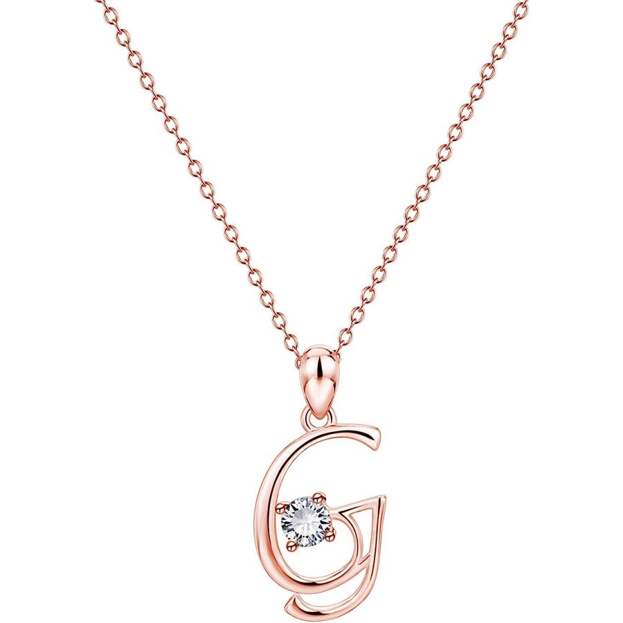 【並行輸入品】NSQFKALL Necklaces 26 Jewelry Pendant Women English Chain Gift Lette_1
