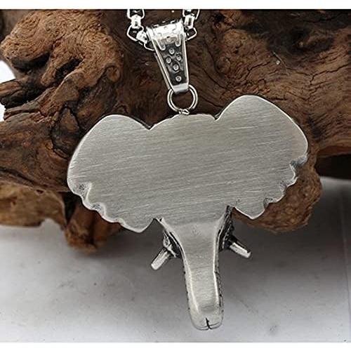 Fashion Necklace 316L StainlesBoutique Pure Hand-Made Simple and Fashionable Elephant Pendant Necklace Men and Women Jewelry Accessories Necklace N｜dep-dreamfactory｜03