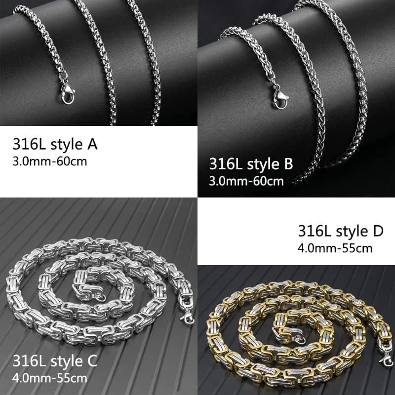 並行輸入品】Fashion Necklace 316L StainlesBoutique Pure Hand-Made 