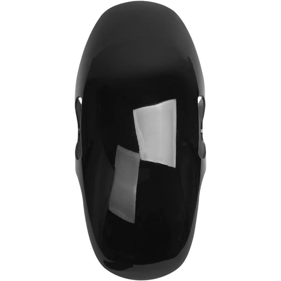 【並行輸入品】HIYOYO Vivid Black Motorcycle Short Front Fender Compatible with Har_3