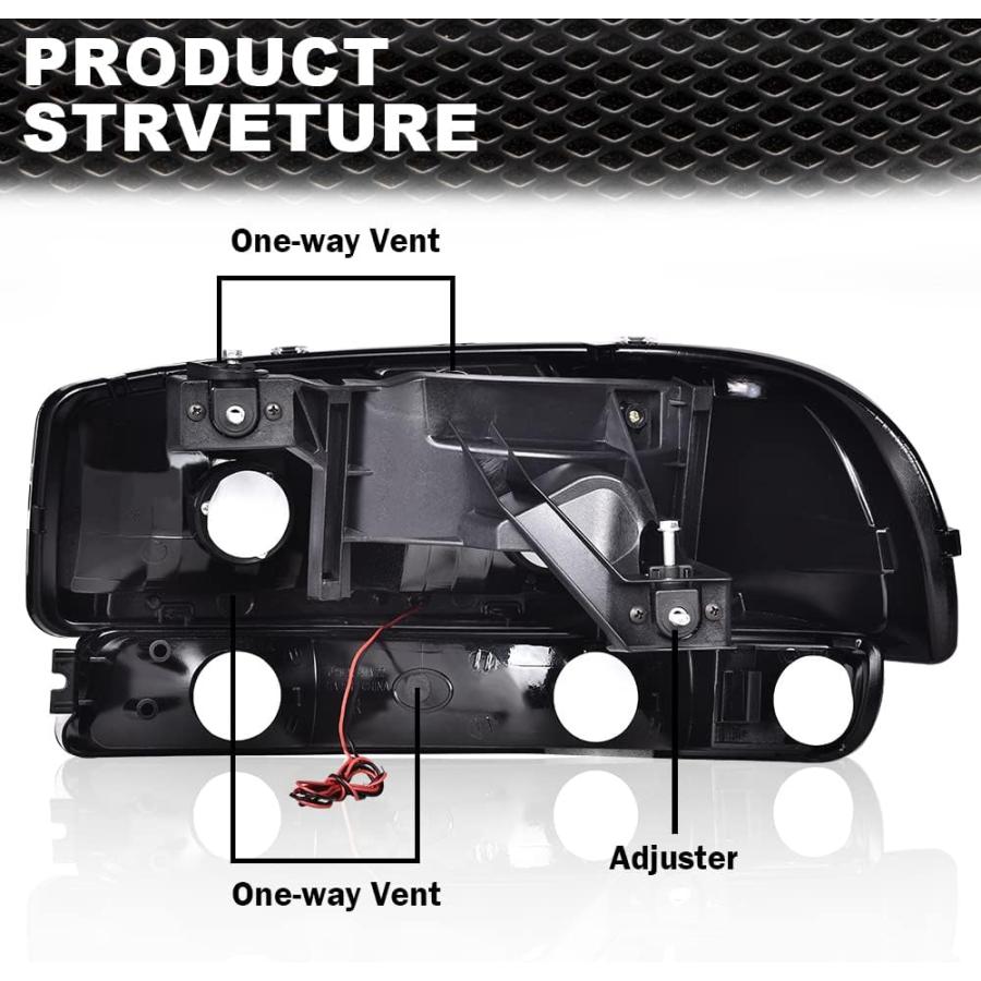 【並行輸入品】CNNELL ヘッドライトアセンブリ GMC 1999-2007 Sierra 1500/2500 2001-2007 Sierra 1の画像