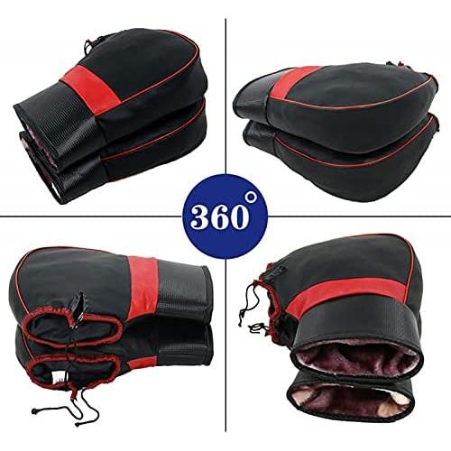 【並行輸入品】N/A Winter Motorcycle Handlebar Gloves Windproof Warm Motorbike Handの画像