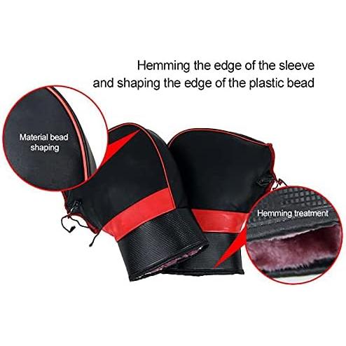 【並行輸入品】N/A Winter Motorcycle Handlebar Gloves Windproof Warm Motorbike Handの画像