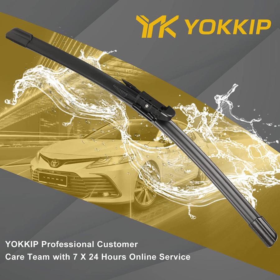 正規店 YOKKIP 26inch+22inch+11inch Windshield Wiper Blades - Replacement for Ford