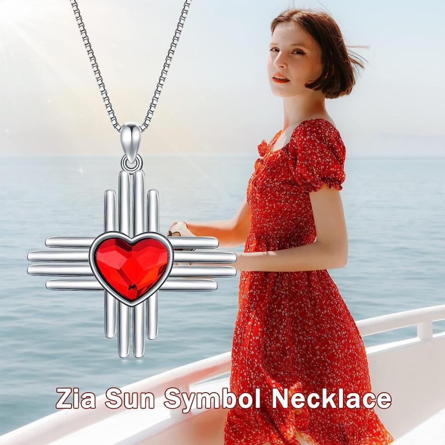 並行輸入品】Zia 太陽シンボルネックレス 925スターリングシルバー