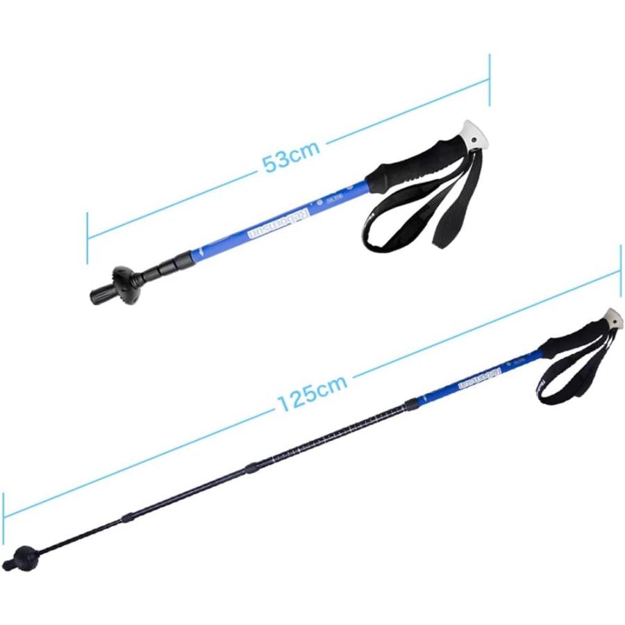 【並行輸入品】HXR Trekking Poles Trekking Poles Portable Outdoor Trekking Poles Su_1