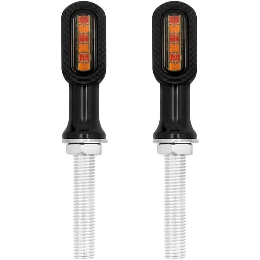【並行輸入品】AIVYNA 2Pcs Motorcycle Mini Rear LED Turn Signal Running Brake Lampの画像