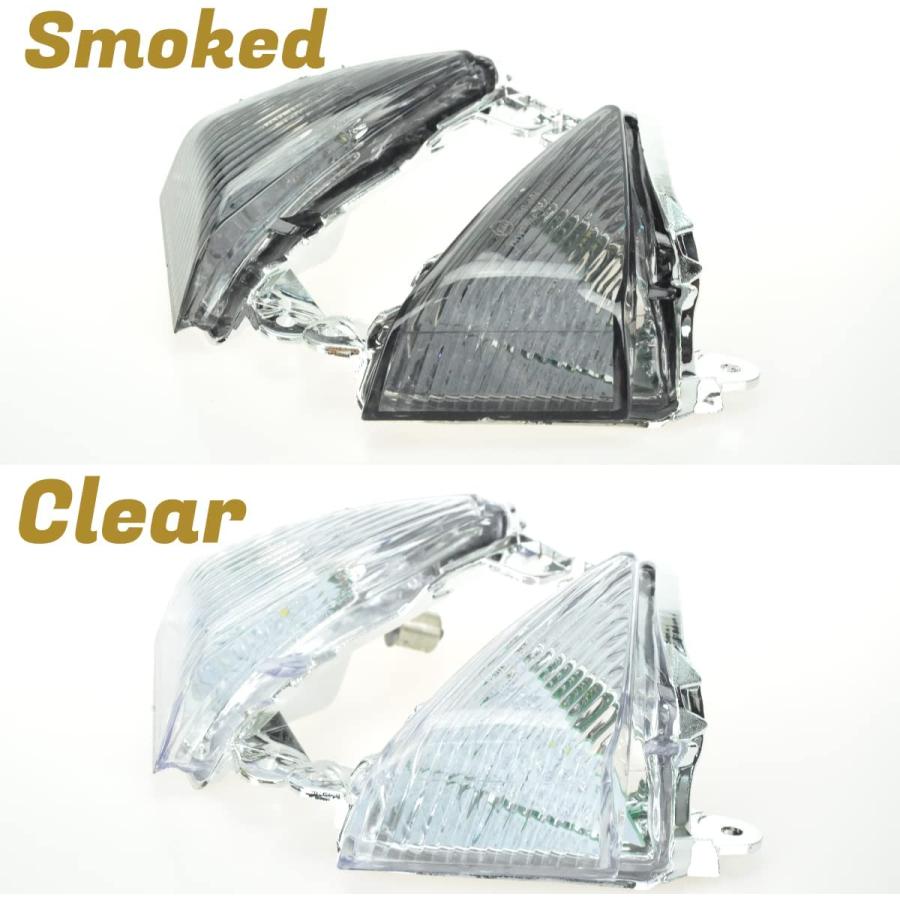 【並行輸入品】Motorcycle Front Turn Signals With LED/Bulb forKA-WA-SA-KI Ninja ZX-の画像