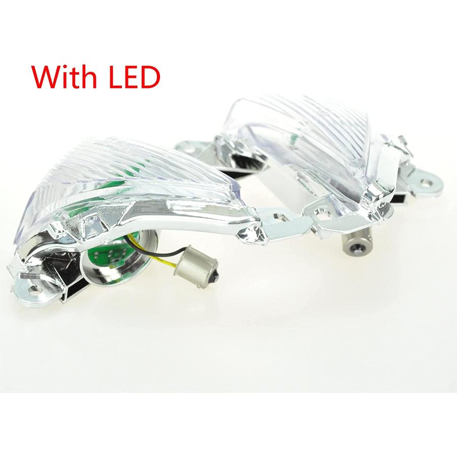 【並行輸入品】Motorcycle Front Turn Signals With LED/Bulb forKA-WA-SA-KI Ninja ZX-の画像