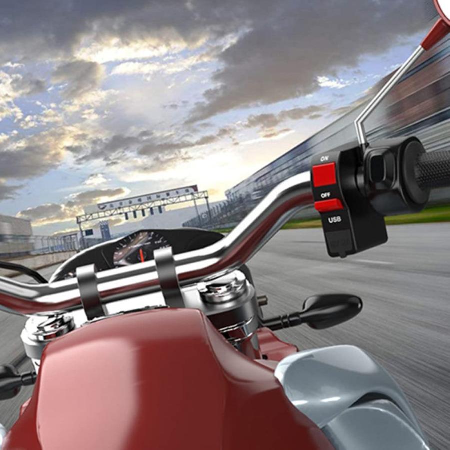 【並行輸入品】FAVOMOTO Phone Charger Car Switch Motorcycle Headlight Switch Motorcの画像