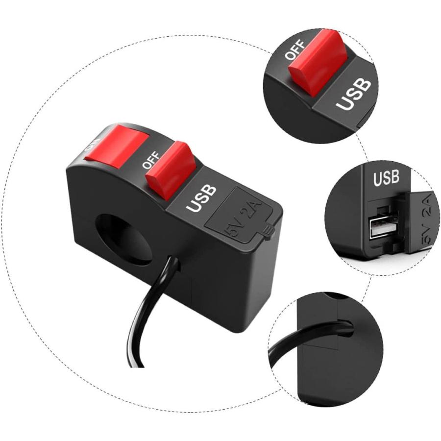 【並行輸入品】FAVOMOTO Phone Charger Car Switch Motorcycle Headlight Switch Motorcの画像