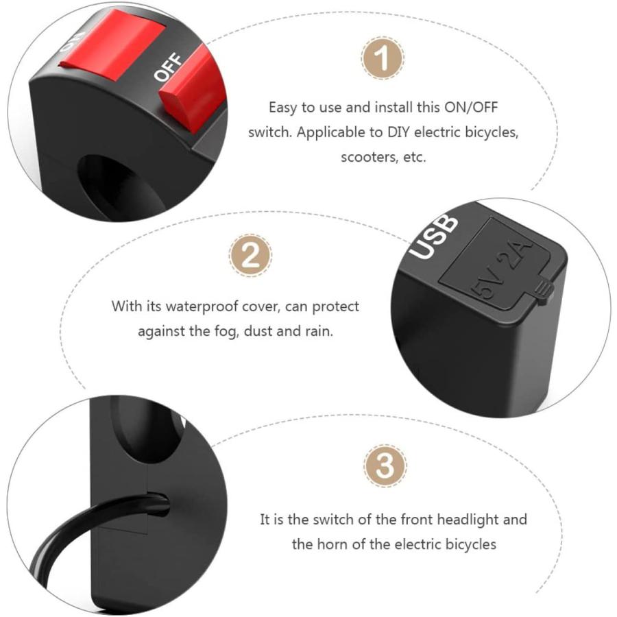 【並行輸入品】FAVOMOTO Phone Charger Car Switch Motorcycle Headlight Switch Motorcの画像