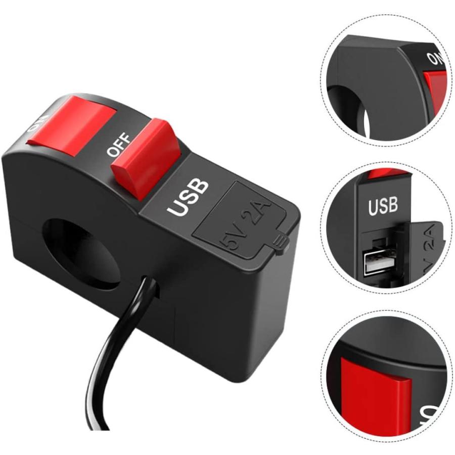 【並行輸入品】FAVOMOTO Phone Charger Car Switch Motorcycle Headlight Switch Motorcの画像