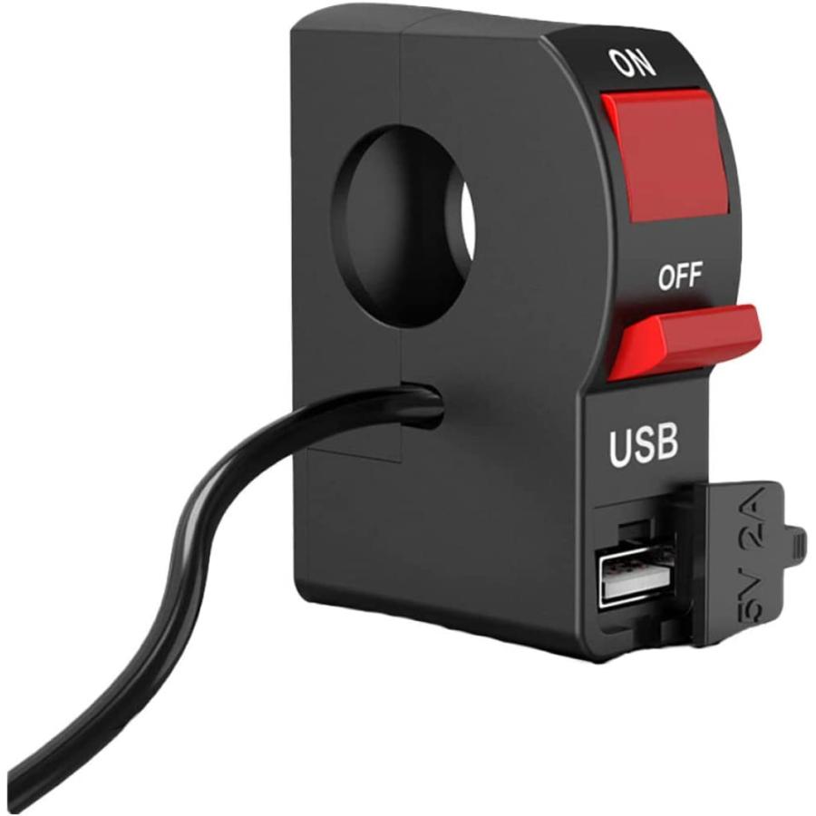 【並行輸入品】FAVOMOTO Phone Charger 3pcs Motorcycle Headlight Switch Motorcycle Hの画像