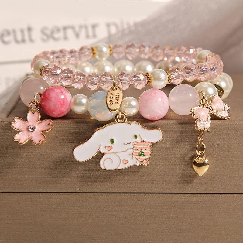 並行輸入品】Cinnamoroll クリスタルビーズブレスレット クロミとマイ