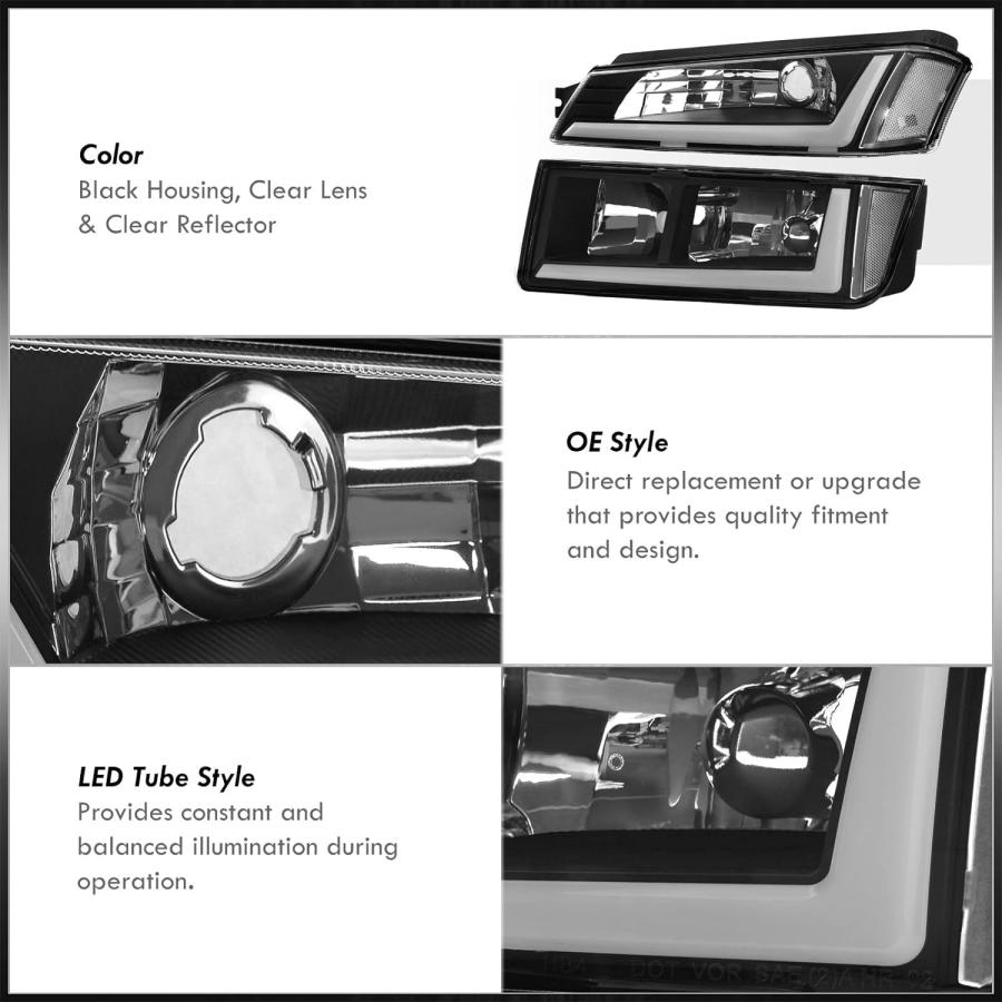 並行輸入品】AJP Distributors LED DRL Tube Bar Driving Headlights +