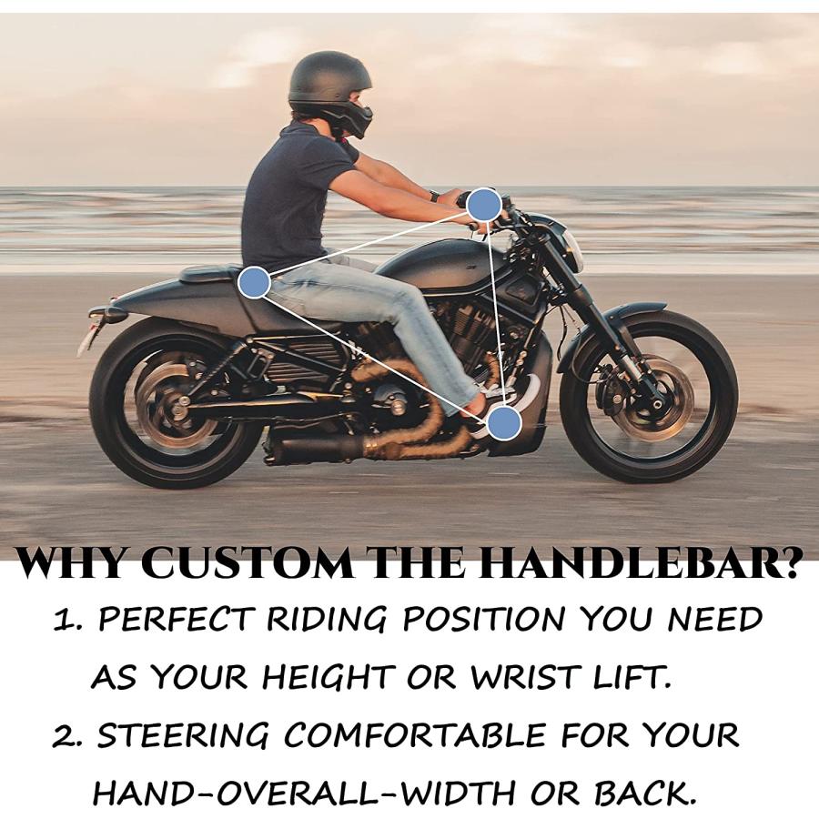 並行輸入品】1.5インチ Big Dude 高さ10インチ ハーレーダビッドソン