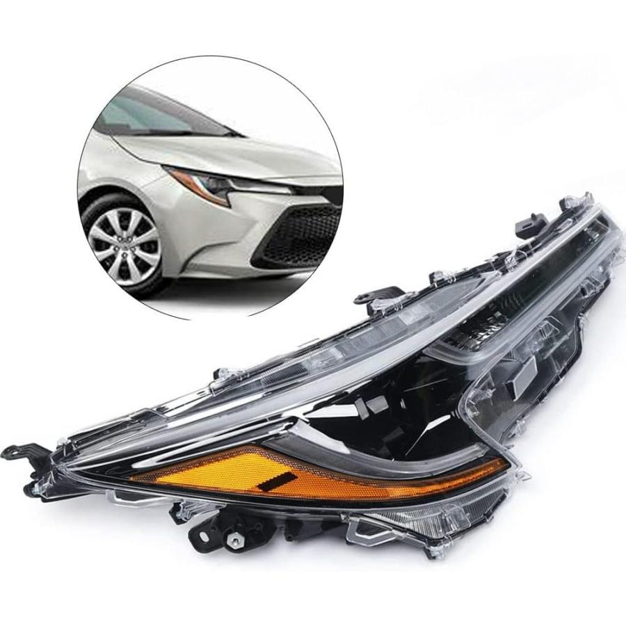 カローラ　ヘッドライト右 並行輸入品】TBVECHI ヘッドライトアセンブリ 2020 2021トヨタ