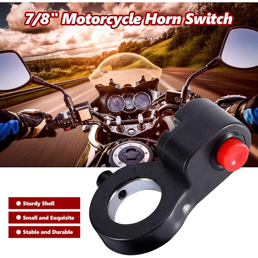 【並行輸入品】Motorcycle Handlebar Switch Press Button Handlebar Switch Motorcycleの画像