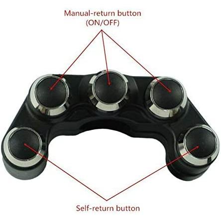【並行輸入品】EVRS LLC Universal Aluminum 5 Button 7/8inch 22mm Handlebar Motorcyc_1