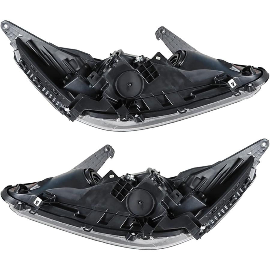 【並行輸入品】SEBLAFF 運転席\u0026助手席側 ブラック ハウジングプロジェクターヘッドランプ アセンブリ 交換用 2013-2015 アコード 4ドの画像