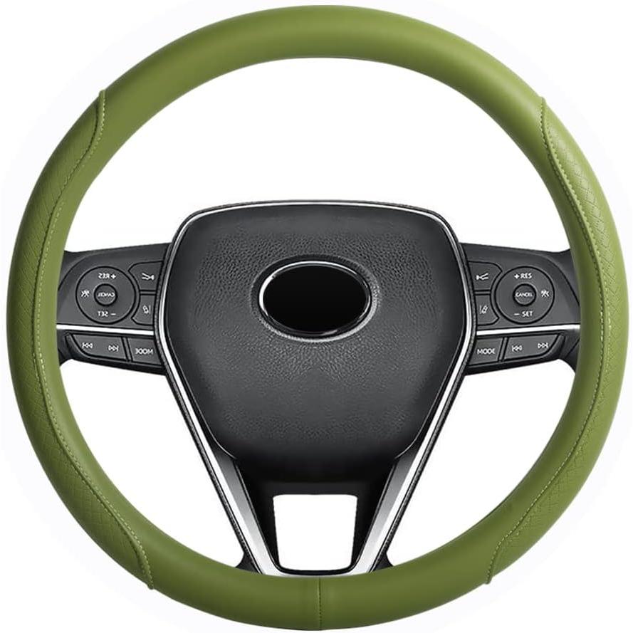 【並行輸入品】VARGTR ハンドルカバー マイクロファイバーレザーハンドルカバー クラシックエンボス加工 滑り止め 通気性 自動車ハンドルカバ 並行 |  | 05