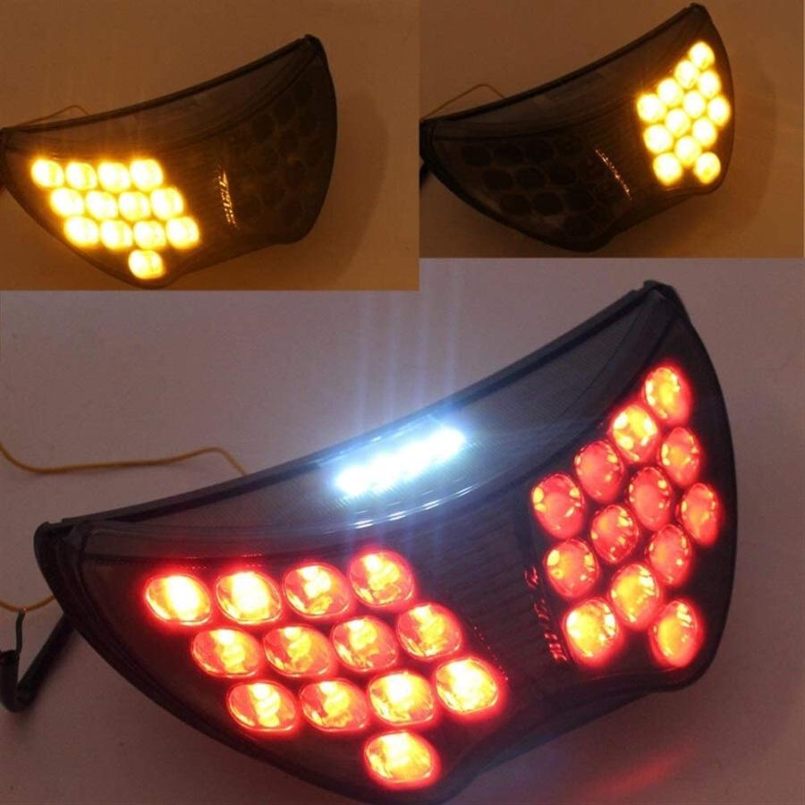 【並行輸入品】Motorcycle LED Rear Turn Signal Tail Stop Brake Light Warning Lamp I_5
