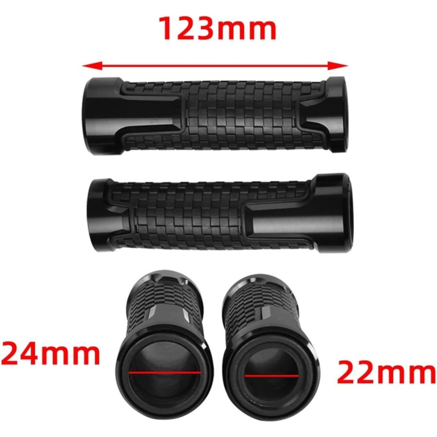 とも TAEFE Motorcycle Grips 7/8inch22mm Universal Motorcycle