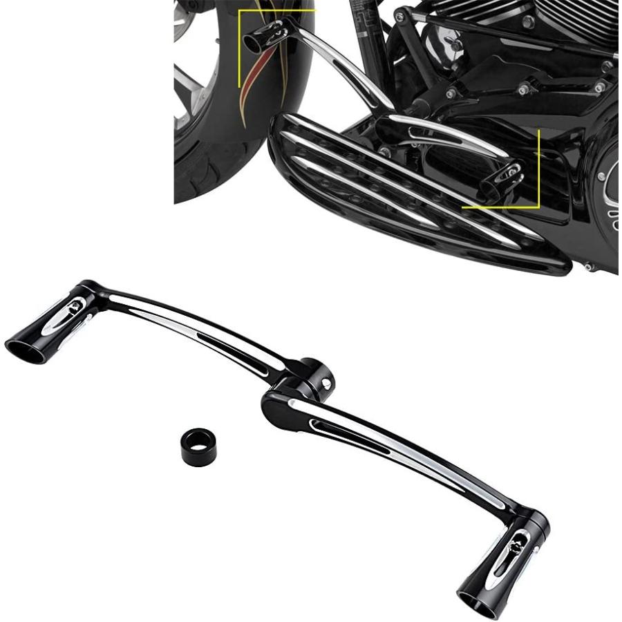【並行輸入品】AMOPACORP ブレーキアームペグペダルとリアシフトレバーシフターペグ 2008-2013 Harley Touring FLH F_5