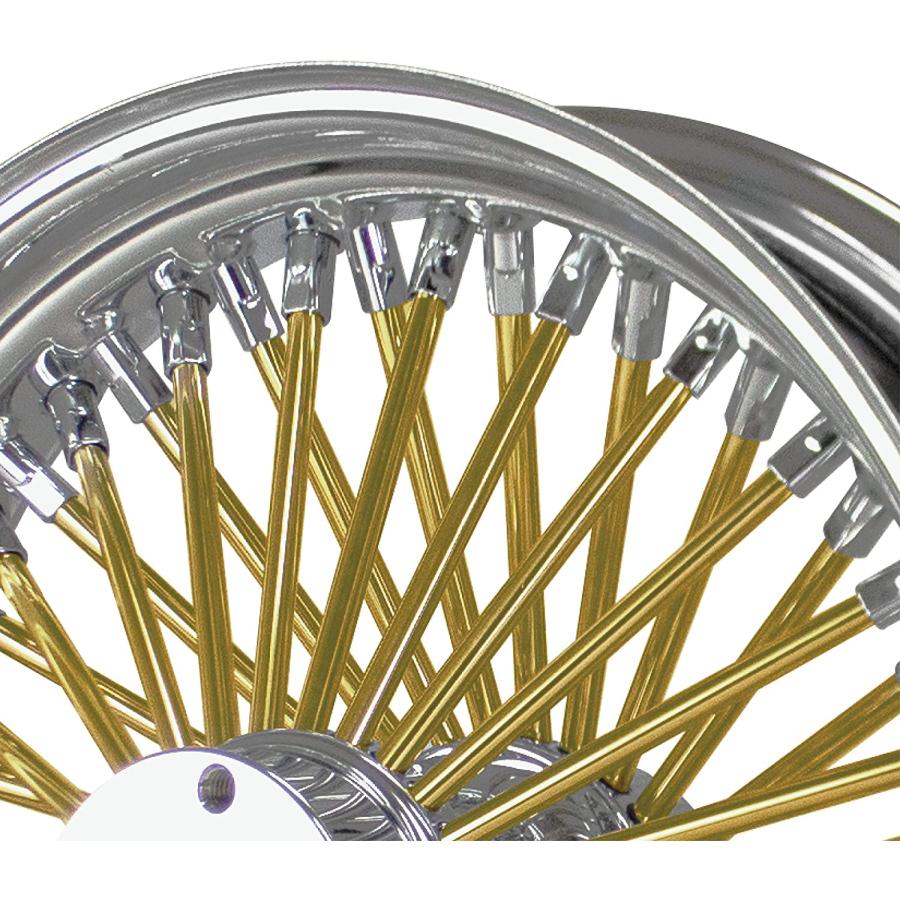 【並行輸入品】18inch HARLEY FAT SPOKE WHEEL 18X4.25 52 STAINLESS SPOKES SOFTAIL RE_3