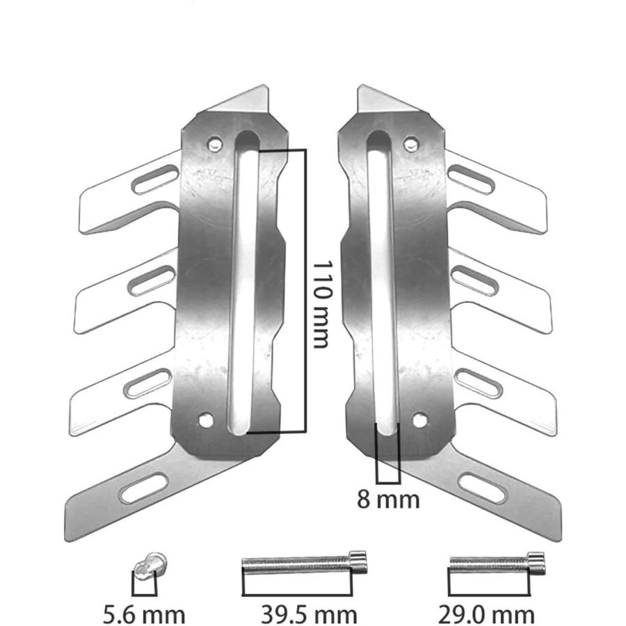 【並行輸入品】AJEVIE Crash Slider Protector Motorcycle Accessories Front Brake Dis_1