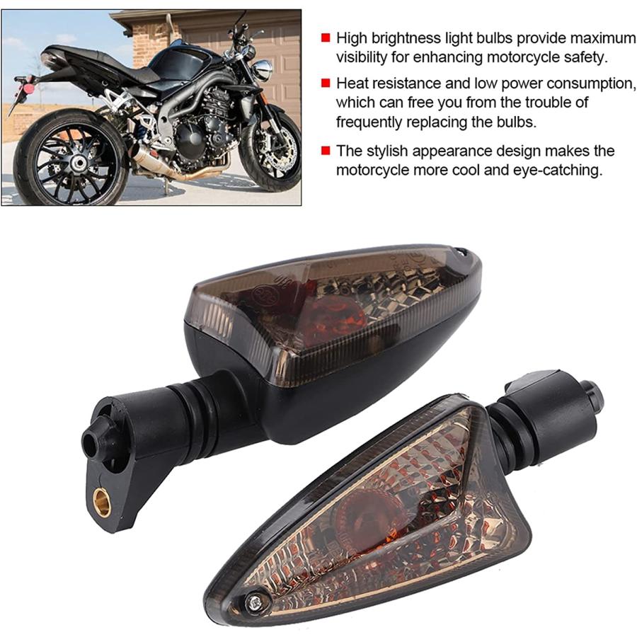 【並行輸入品】Motorcycle Turn Signal Lights 2pcs Motorcycle Indicators Lamp LED_1