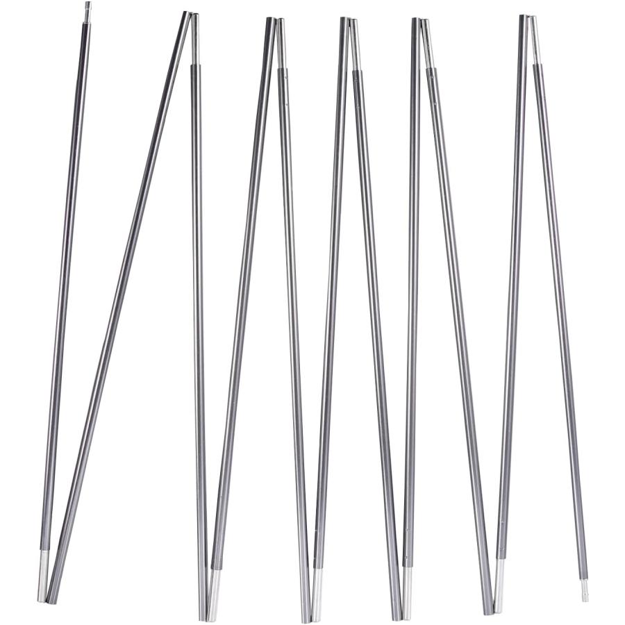 BRILLIANCE4U Tent Poles Grey Tent Poles Replacement PreAssembled