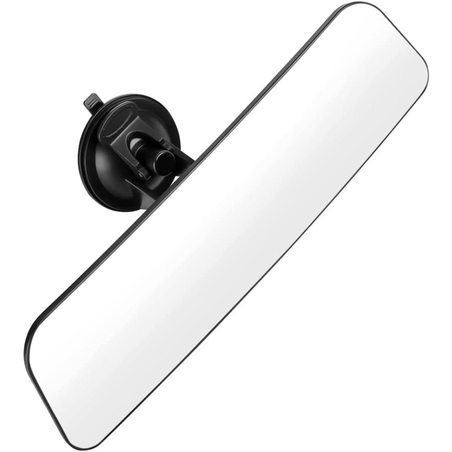 12'' Car Rear View Mirror with Suction Cup Convex Wide Angle HD Auto