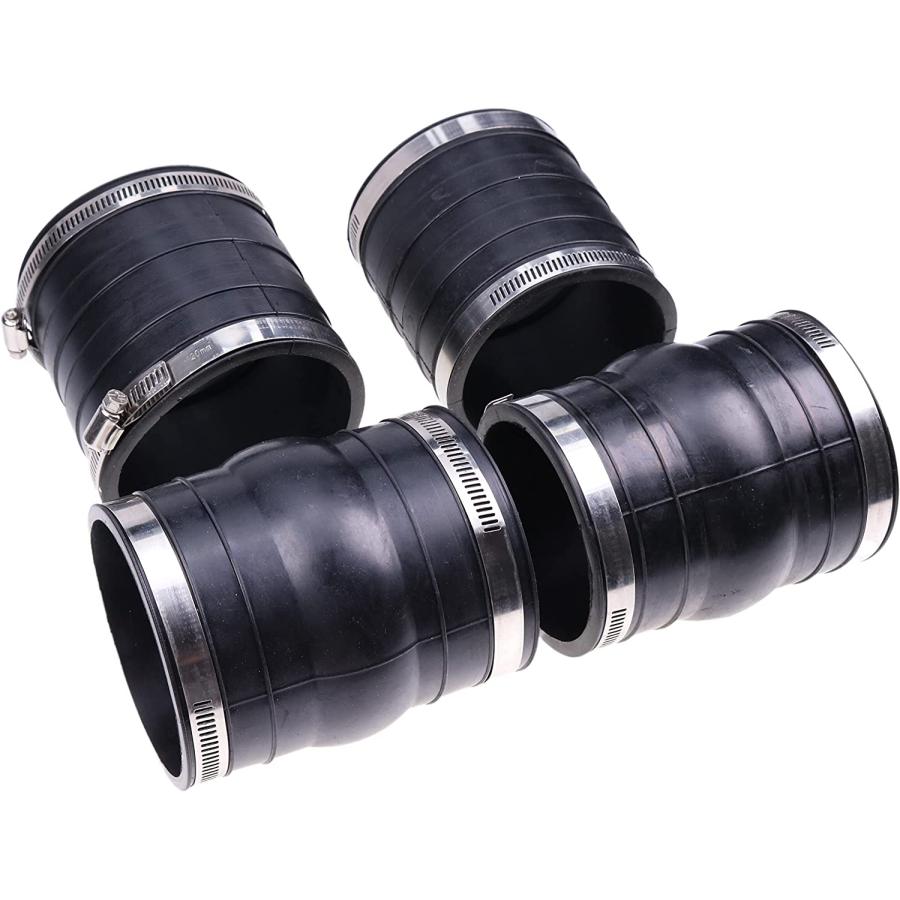 【並行輸入品】JEENDA 2pcs Exhaust Hose Bellows Upper Rubber Coupler 385269_3