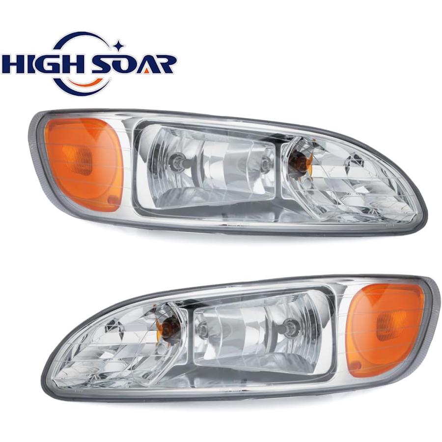 【並行輸入品】High Soar ヘッドライト Peterbilt 386用 交換用ヘッドライトペア Peterbilt 330 335 325 38_1