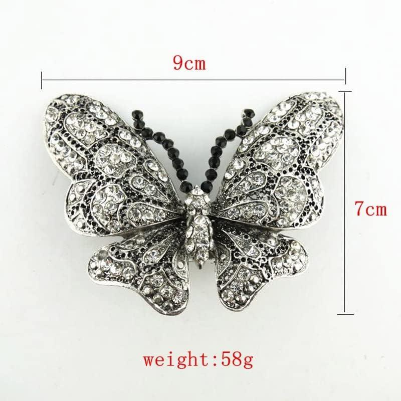 【並行輸入品】N/A Long Pendants Necklaces Scarf Alloy Acrylic Butterfly Pendant Soの画像