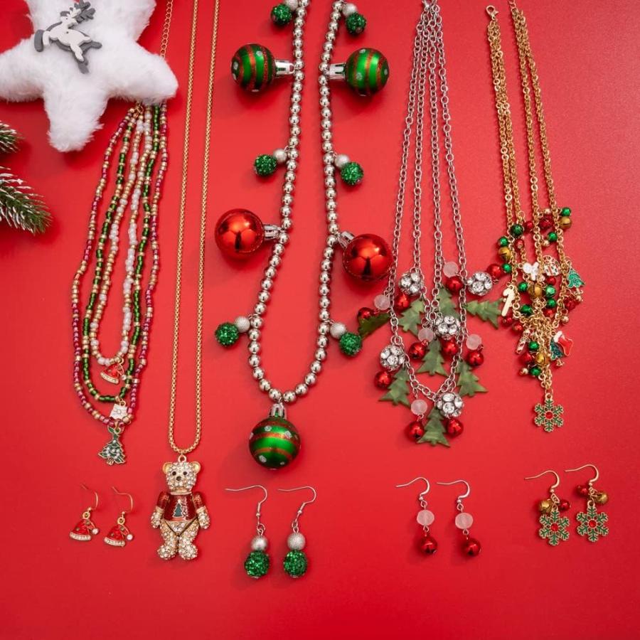 【並行輸入品】Madison Tyler Christmas Movable Bear Pendant Necklace for Women Stat_7