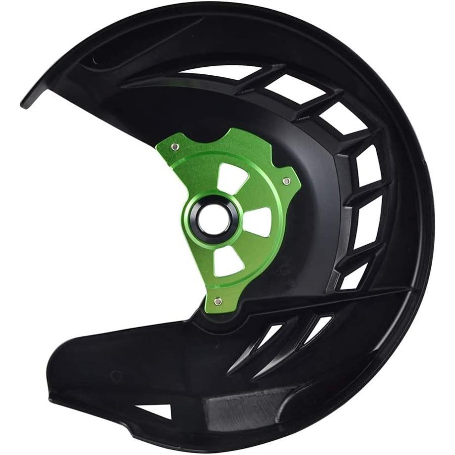 【並行輸入品】QBIYA Motorcycle Front Brake Disc Guard Protector Fit for Kawasaki K_3