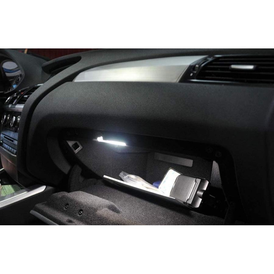 iJDMTOY Xenon White LED Compartment Glove Box or Footwell Under Door Lights Compatible with Porsche Boxster Cayman 911 Cayenne  Powered by 3W 18-SM｜dep-dreamfactory｜06