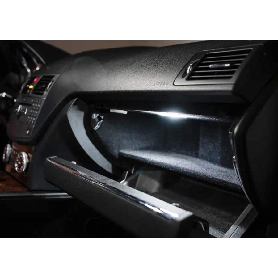 iJDMTOY Xenon White LED Compartment Glove Box or Footwell Under Door Lights Compatible with Porsche Boxster Cayman 911 Cayenne  Powered by 3W 18-SM｜dep-dreamfactory｜07