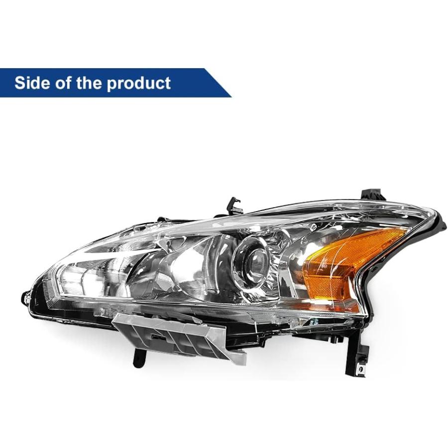 【並行輸入品】BoardRoad ヘッドライトアセンブリ 2013 2014 2015 日産 アルティマ 4ドア セダン ハロゲン ヘッドランプ 交換_5