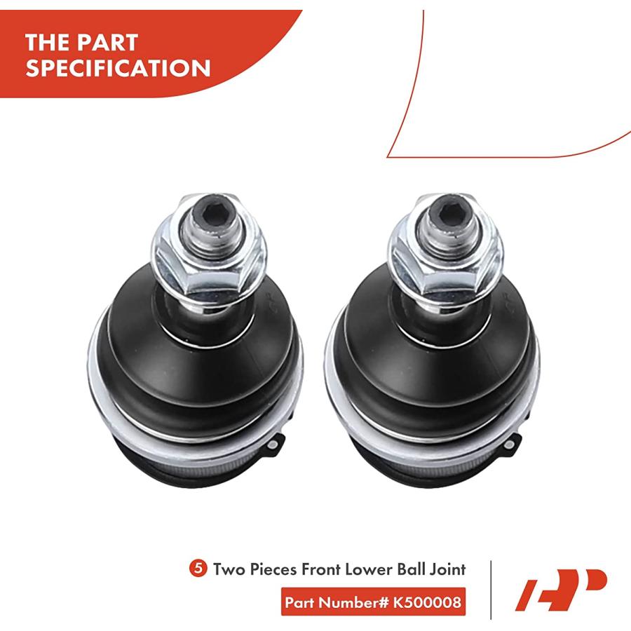 【並行輸入品】A-Premium 8Pcs Front Suspension Kit Upper Control Arm Ball Joint S