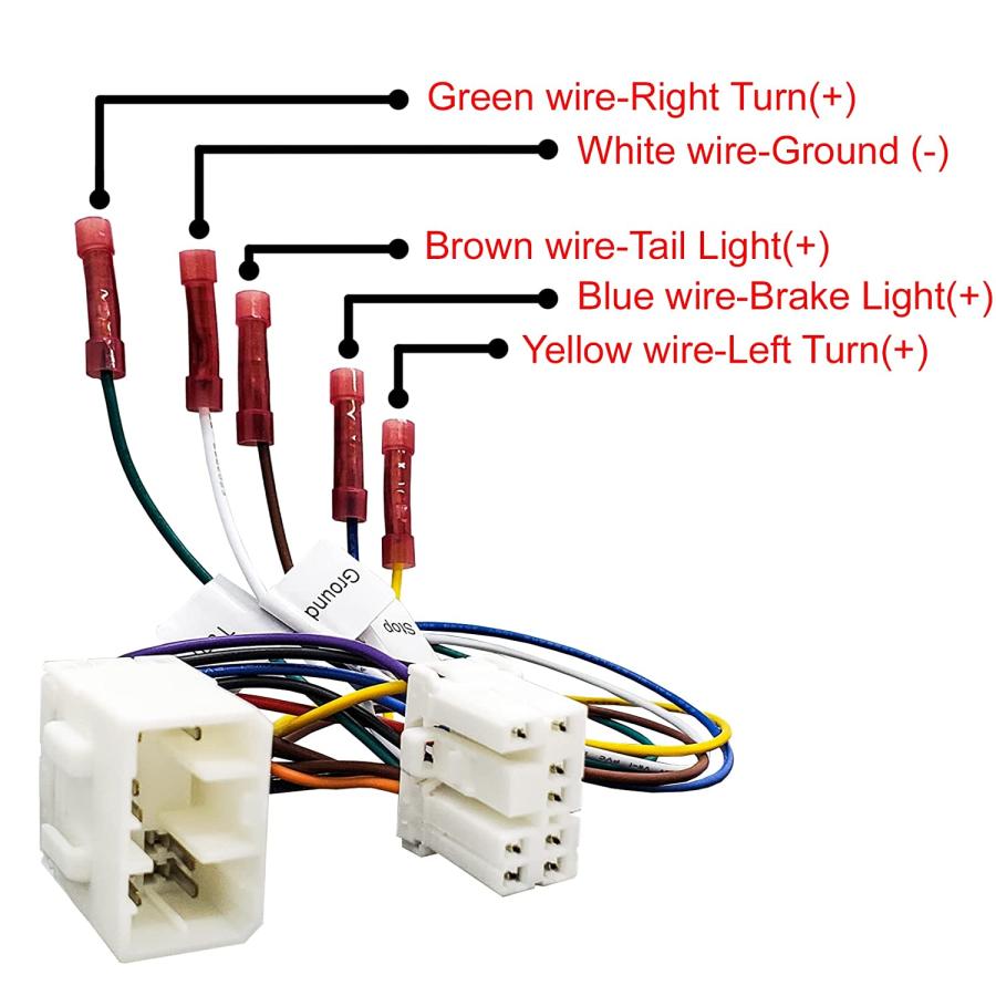 【並行輸入品】Wiring Harness Tap for Motorcycle Accessory Trailer Accent Fog Turnの画像